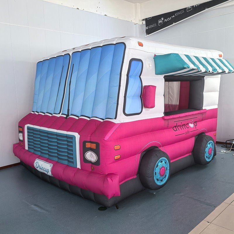 Inflatable Bus Car Booth2